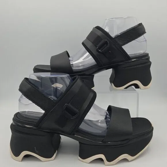 Sorel Kinetic Impact Slingback Sandals Women’s Size 10 Platform Block Heel Shoes - Picture 1 of 10